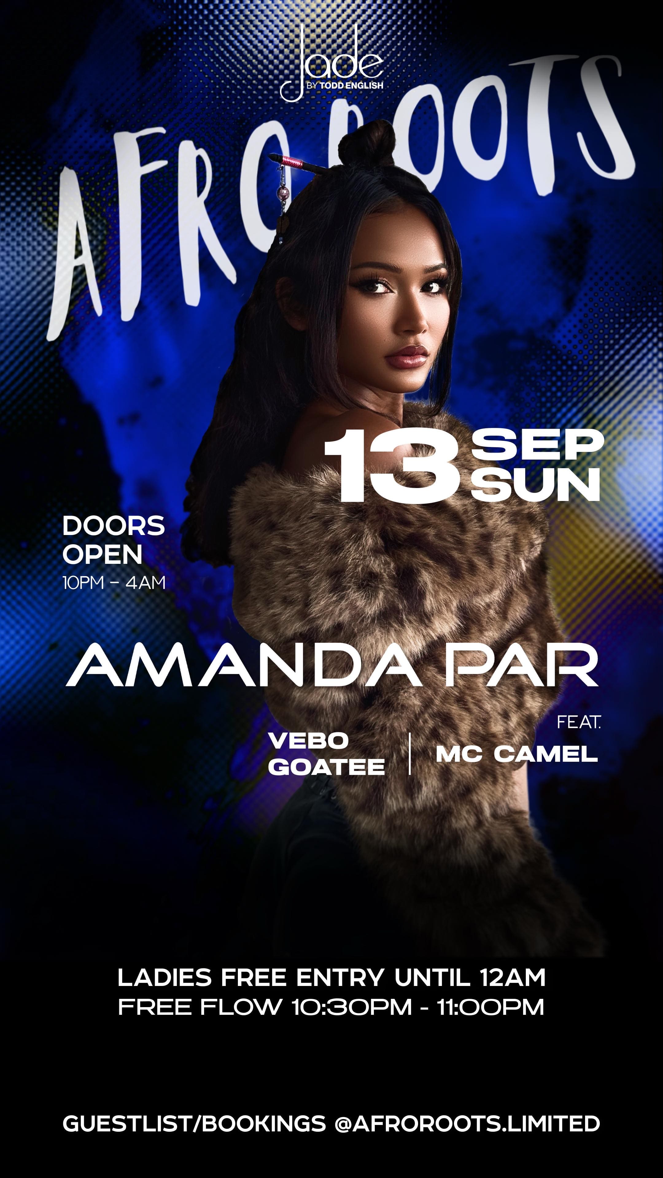 Afro Roots — Sunday @ Jade event flyer