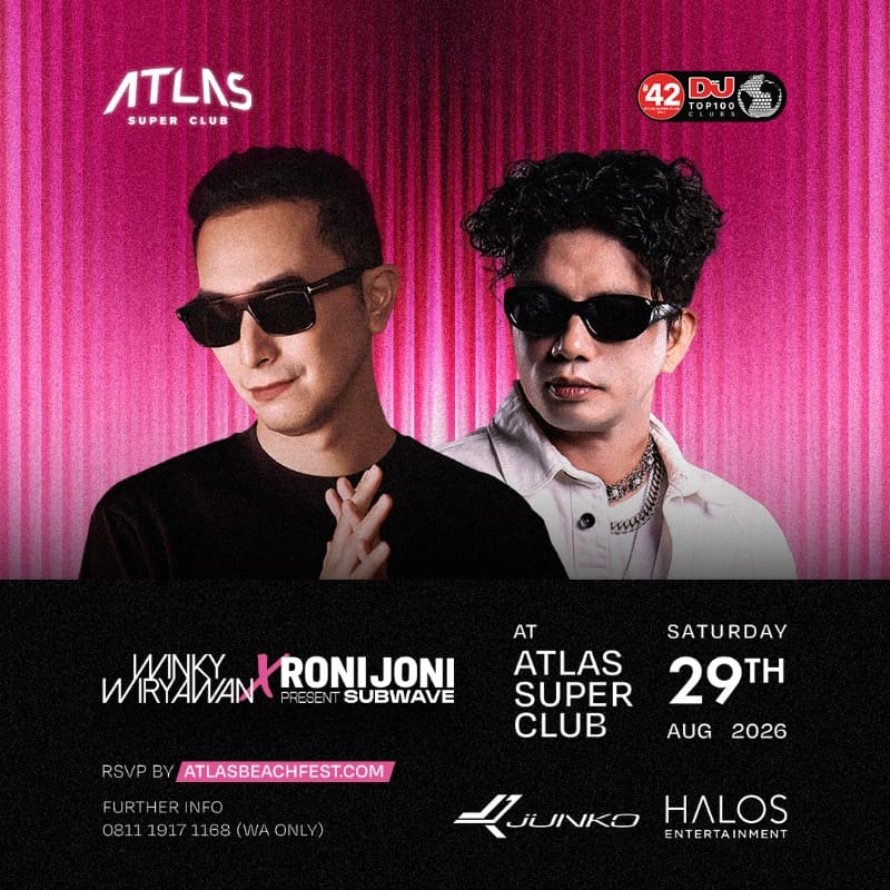 WINKY WIRYAWAN X RONI JONI event flyer