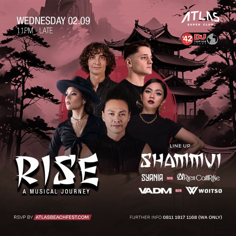 RISE event flyer