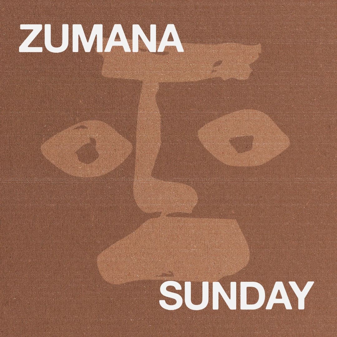 Zumana Sunday event flyer