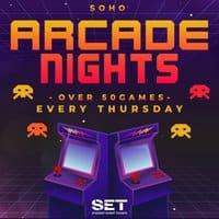 Arcade Nights Every Thursday @ NQ64 Soho event flyer
