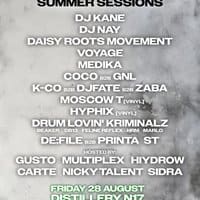 dnbtherapy: SUMMER SESSIONS: Carnival WarmUp event flyer