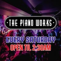 Piano Works Farringdon Saturday event flyer