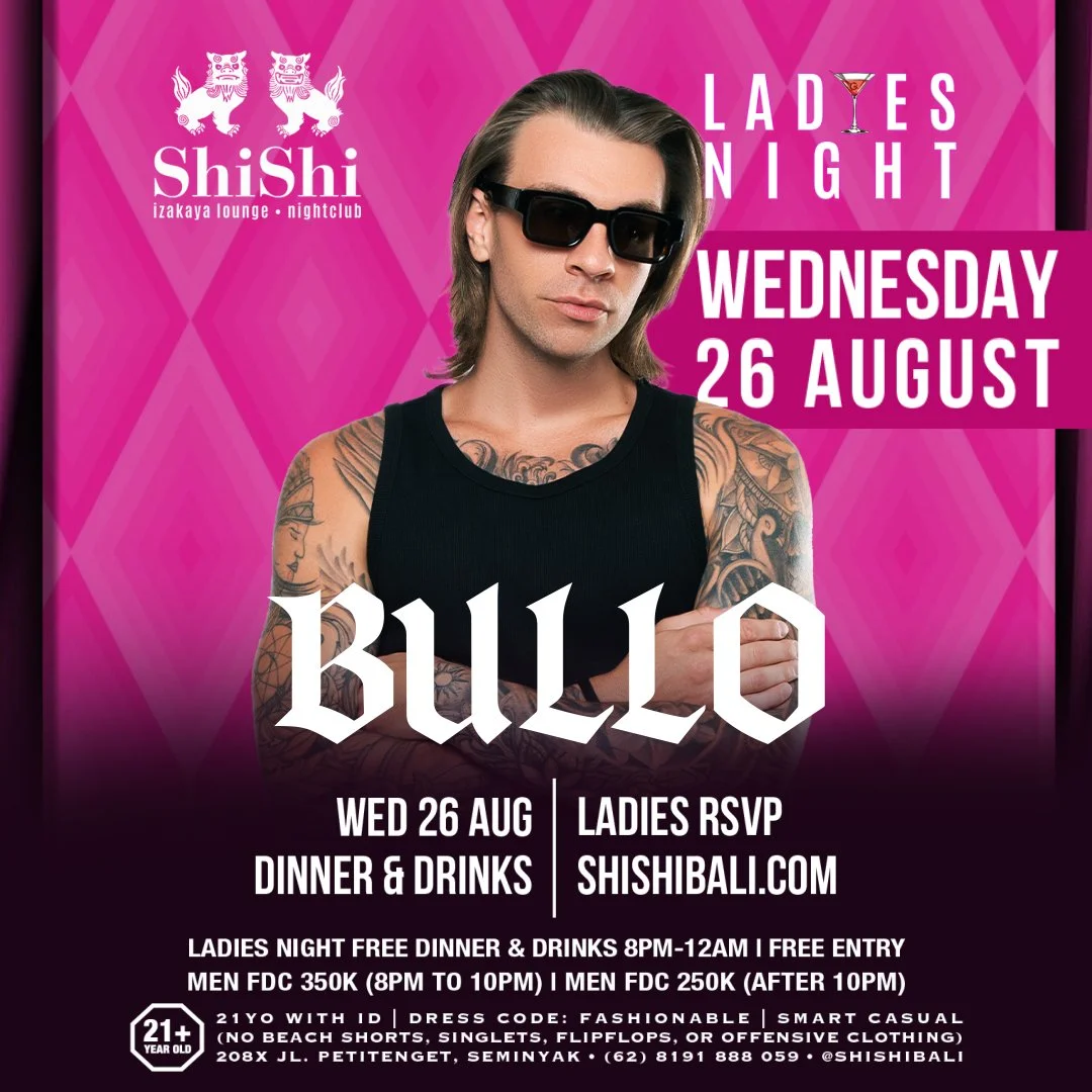 WEDNESDAY 26 AUG 2026 event flyer