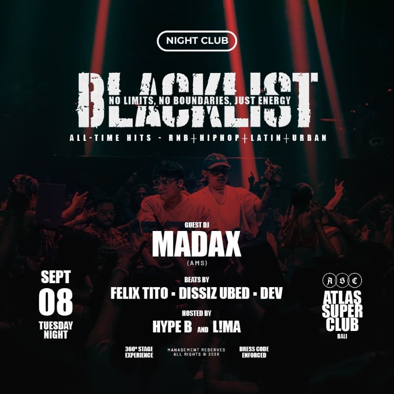FUSION X MADAX event flyer