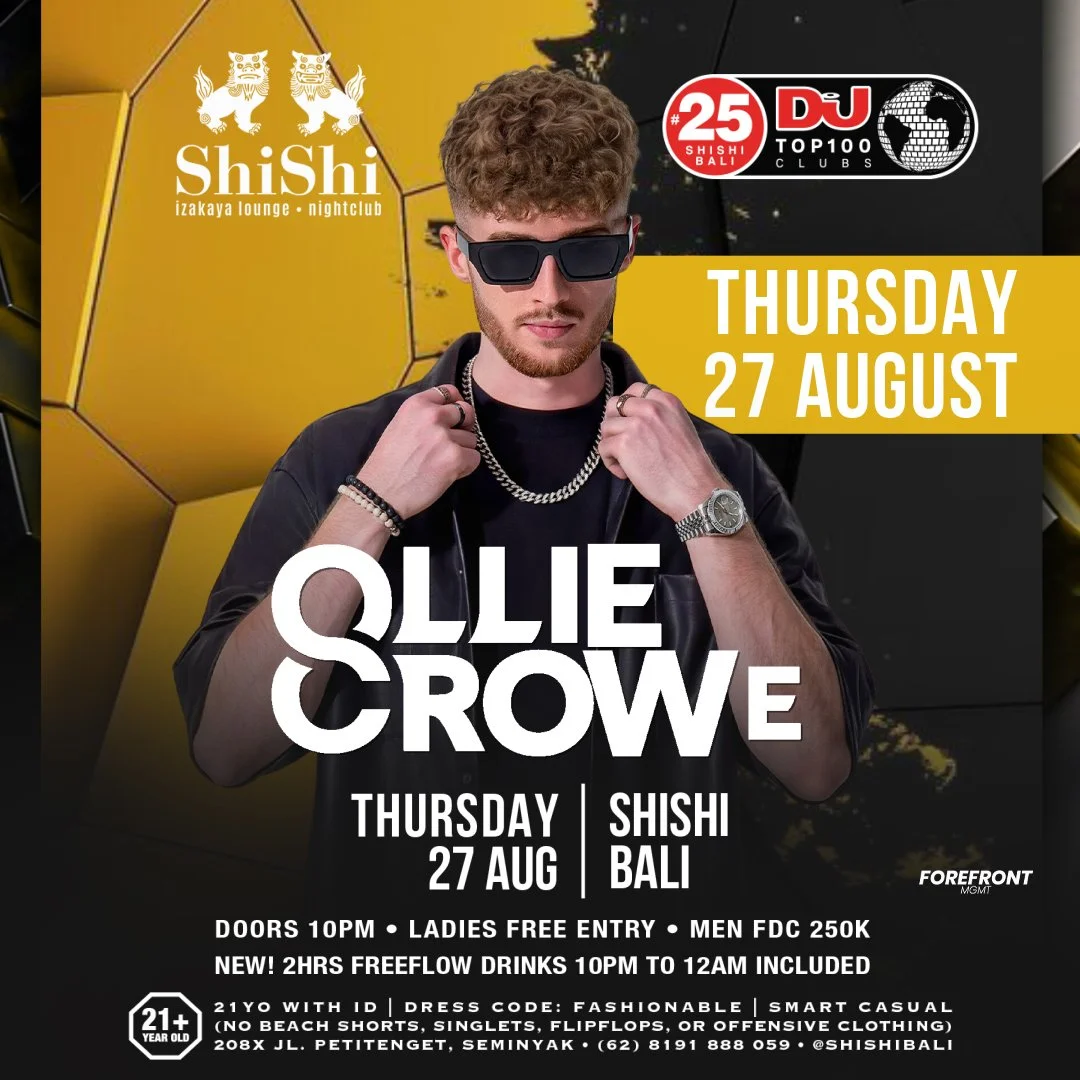 THURSDAY 27 AUG 2026 event flyer