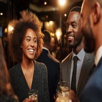 The New Social Mingle event flyer