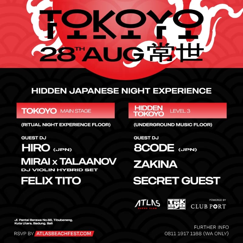 TOKOYO event flyer