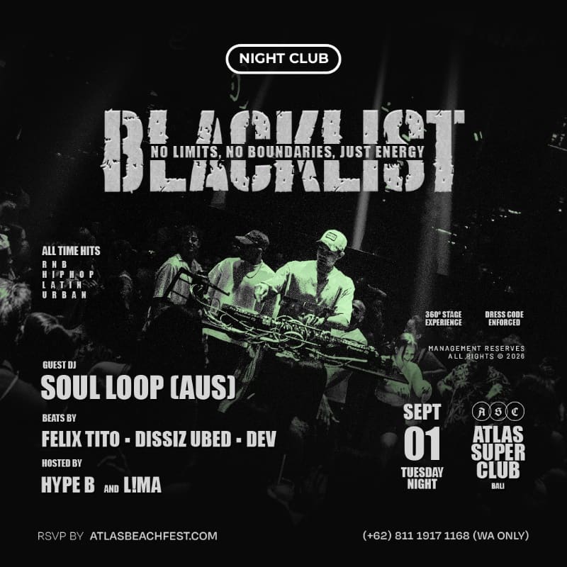 FUSION X SOUL LOOP event flyer