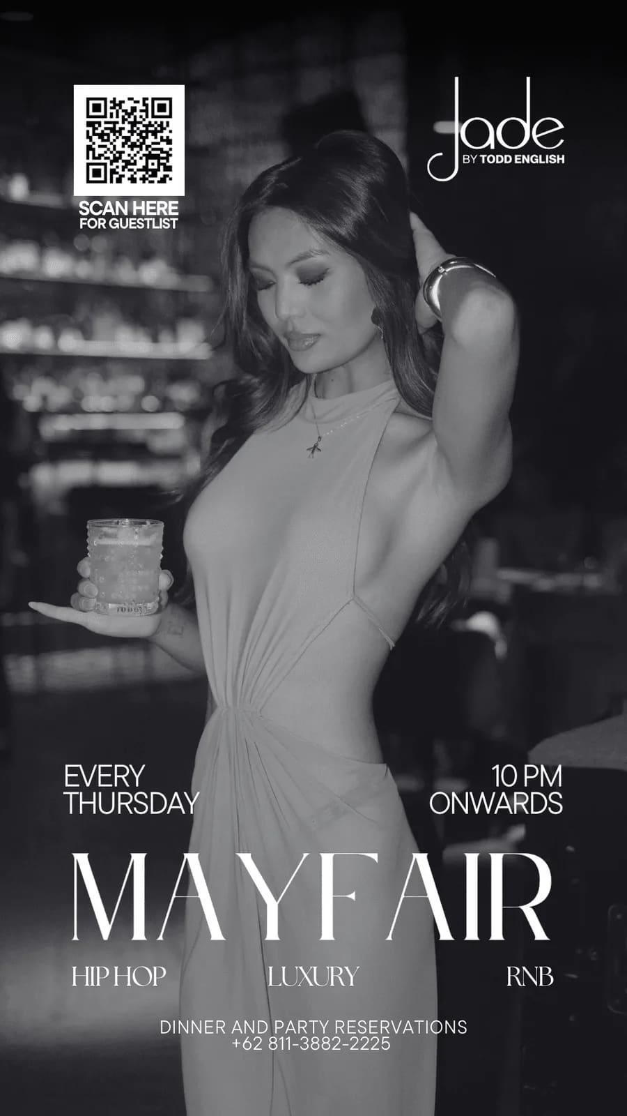 MAYFAIR event flyer