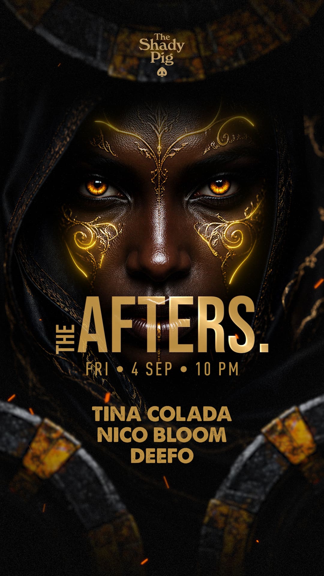 THE AFTERS event flyer