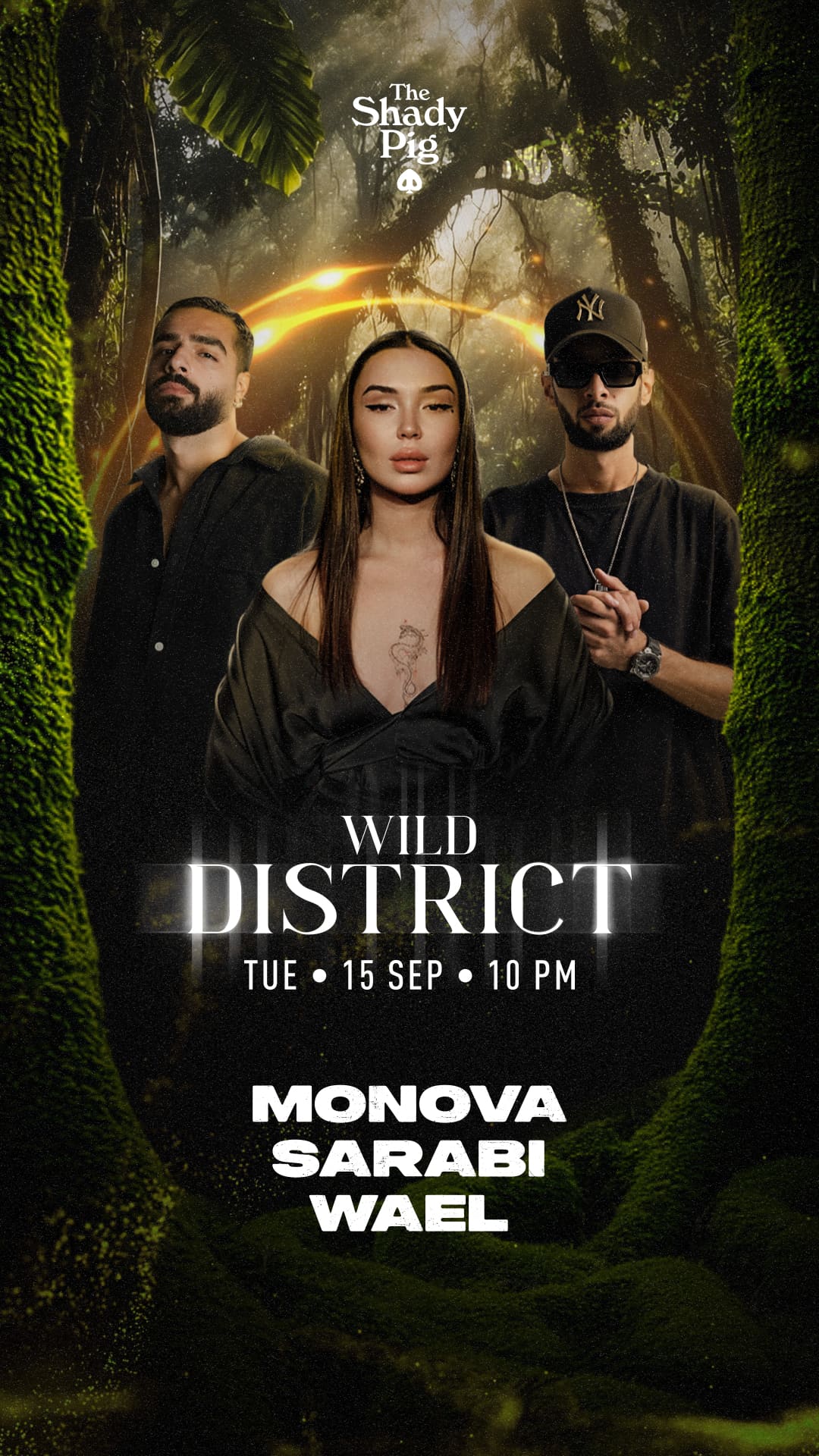 WILD DISTRICT event flyer