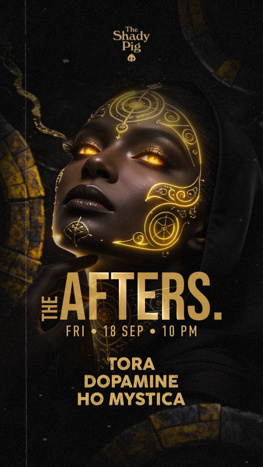 THE AFTERS event flyer