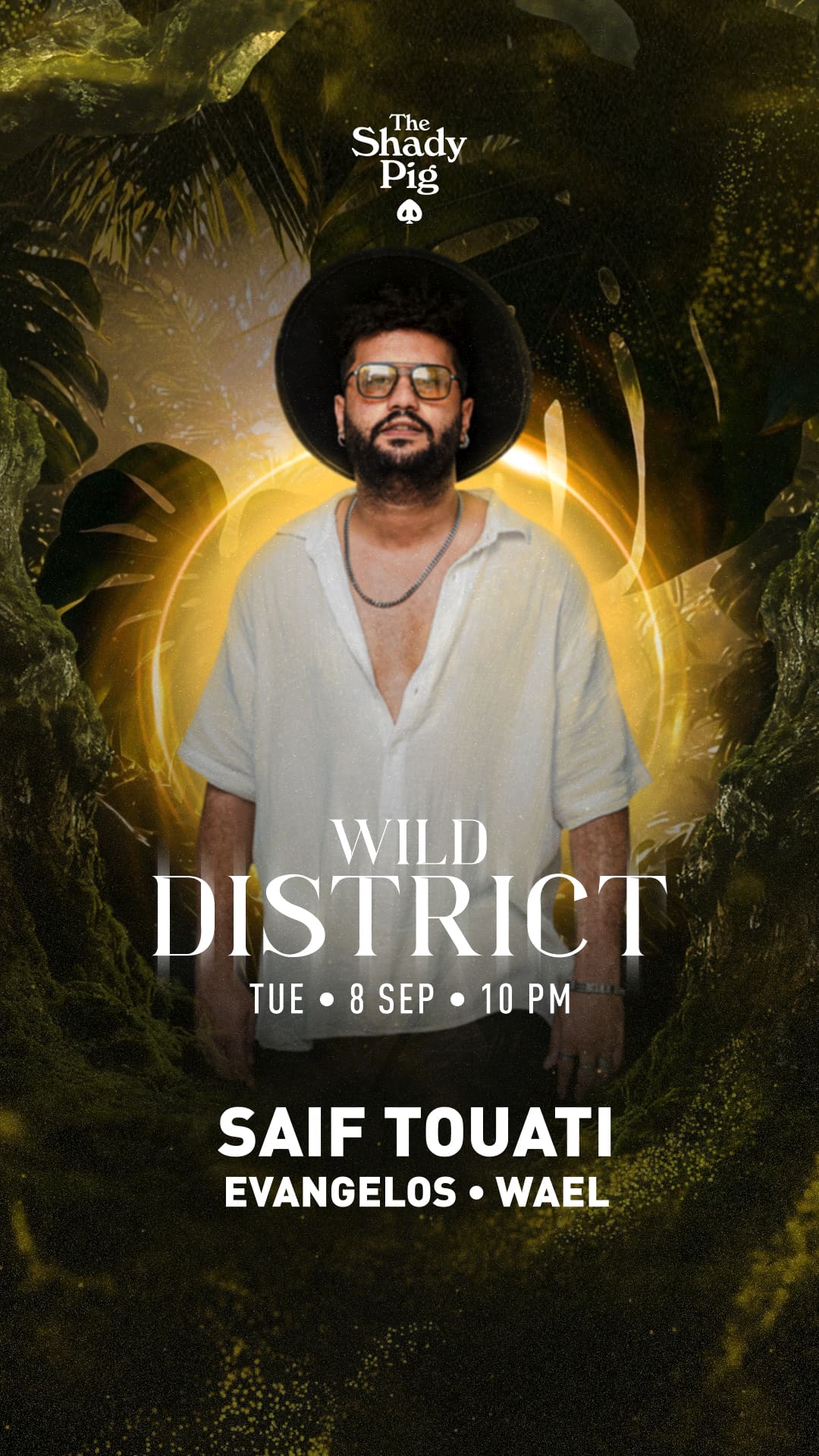 WILD DISTRICT event flyer