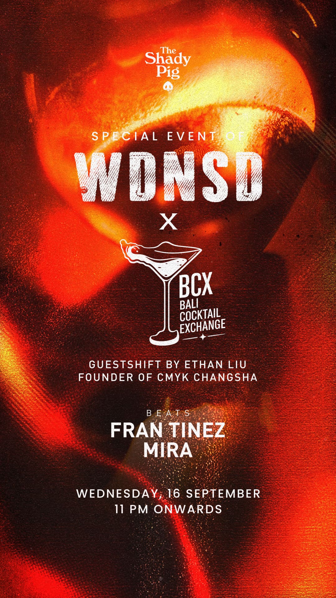 WDNSD X BCX event flyer
