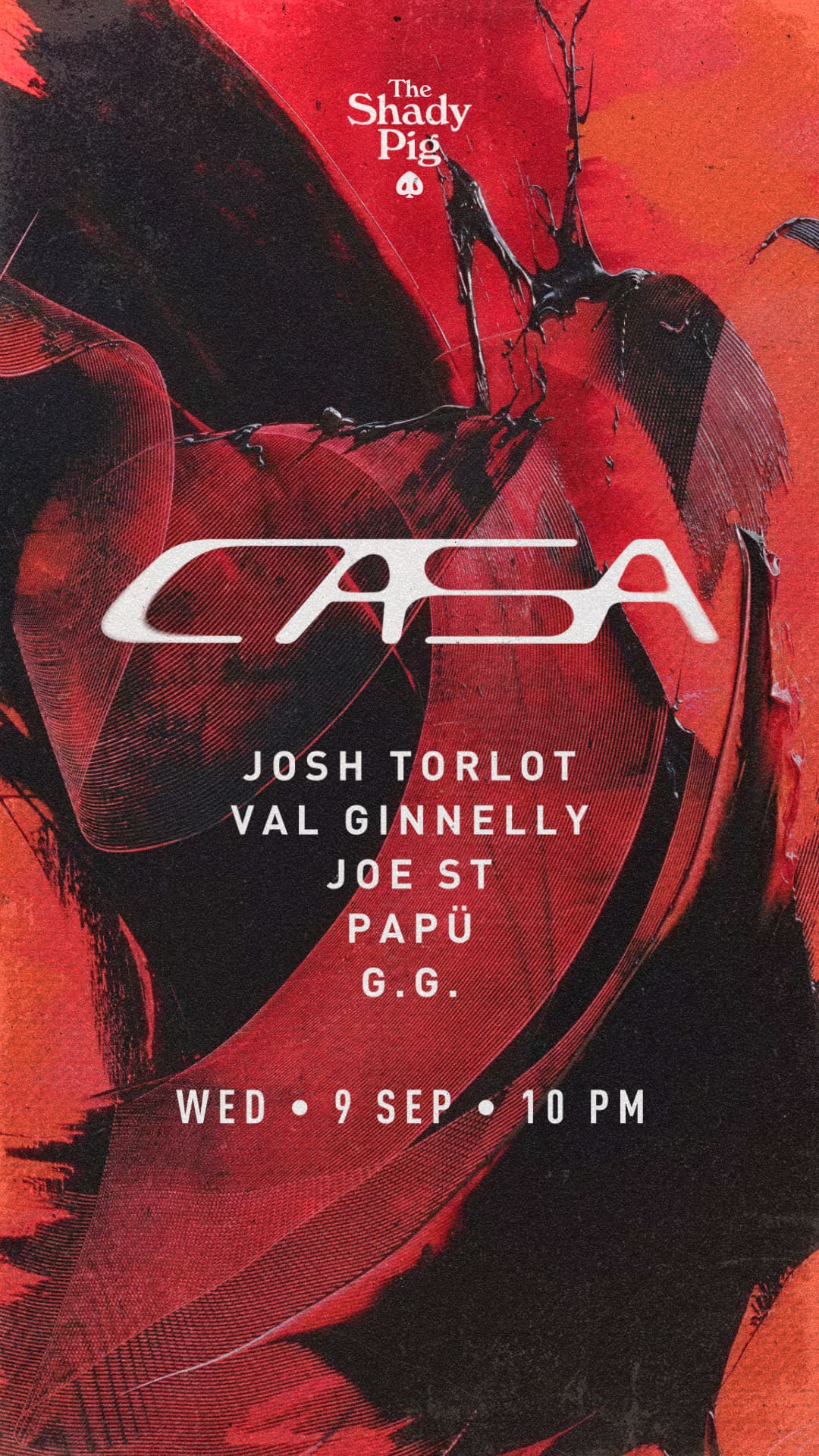 CASA event flyer