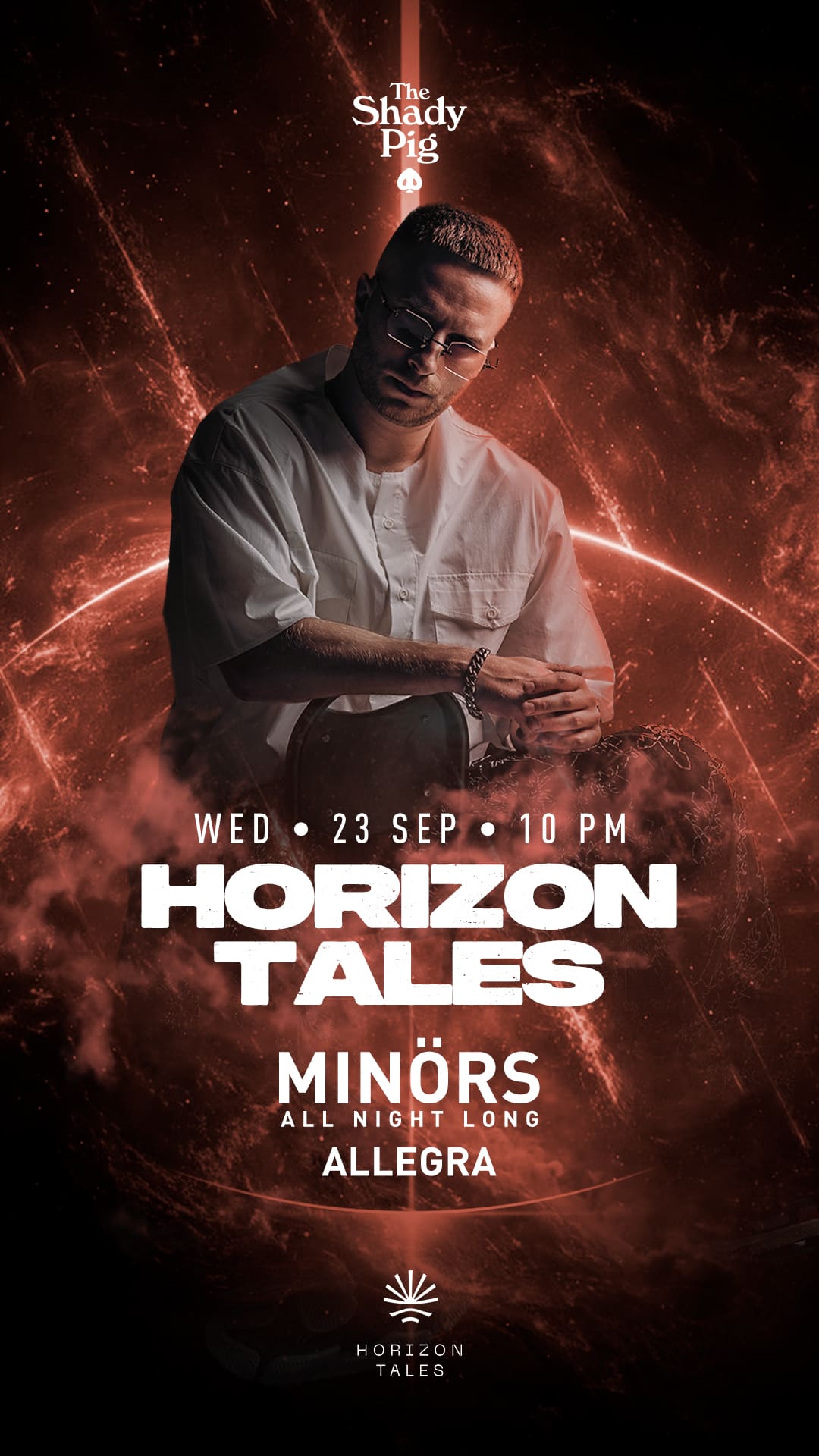 HORIZON TALES event flyer